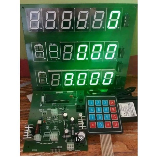 Set CPU Pom Mini AC + Adaptor Merah Hijau