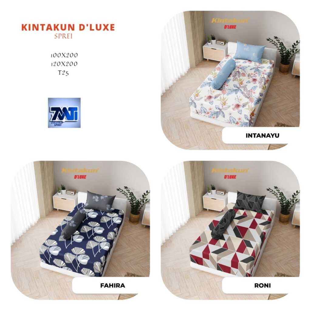 Sprei Kintakun Sprei 120X200 Sprei 100x200 T25 DLUXE/Sprei Kintakun 120x200 Extra Single/Sprei Kinta