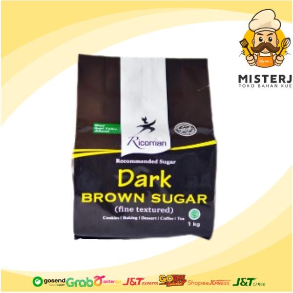 

Ricoman Light & Dark Brown Sugar 1 kg - Dark