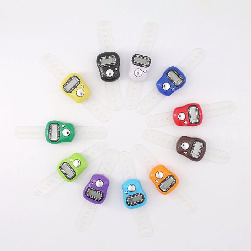 (GTT) TASBIH DIGITAL MINI LED ELEKTRIK LED TASBIH ALAT HITUNG MANUAL FINGER / tasbih digital mini le