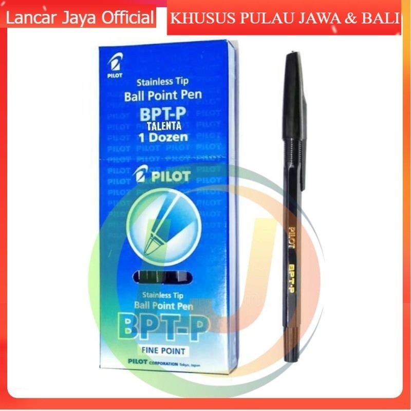 

[ATK] BOLPOINT PILOT BPTP 12PCS | BALPEN PILOT | BOLPOIN PILOT 1 BOX ISI 12