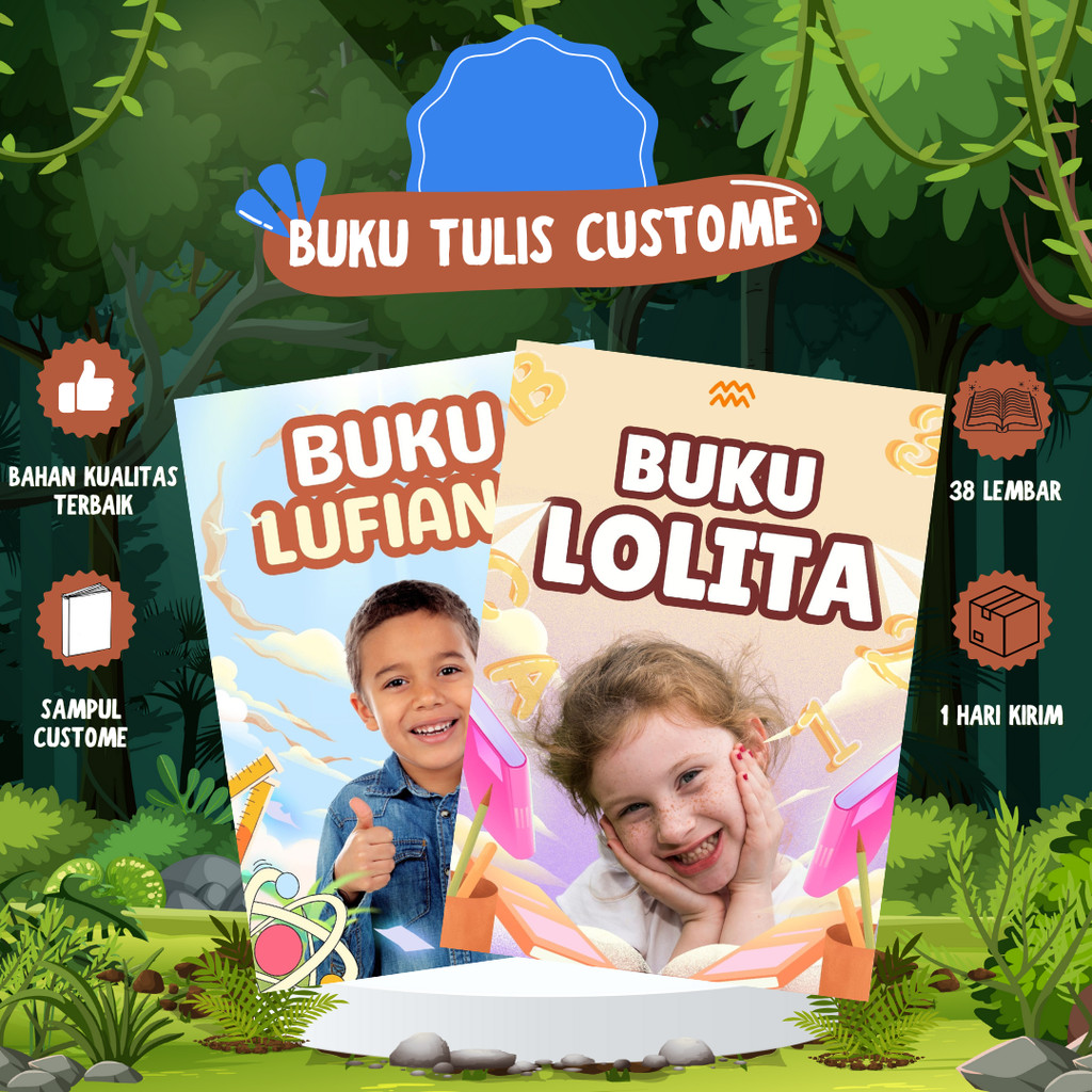 

PROMO !!! BUKU TULIS BUKU LATIN BUKU KOTAK CUSTOM SEKOLAH PELAJARAN REQUEST GIFT SOUVENIR HADIAH BERMANFAAT DESAIN SAMPUL TEBAL MURAH