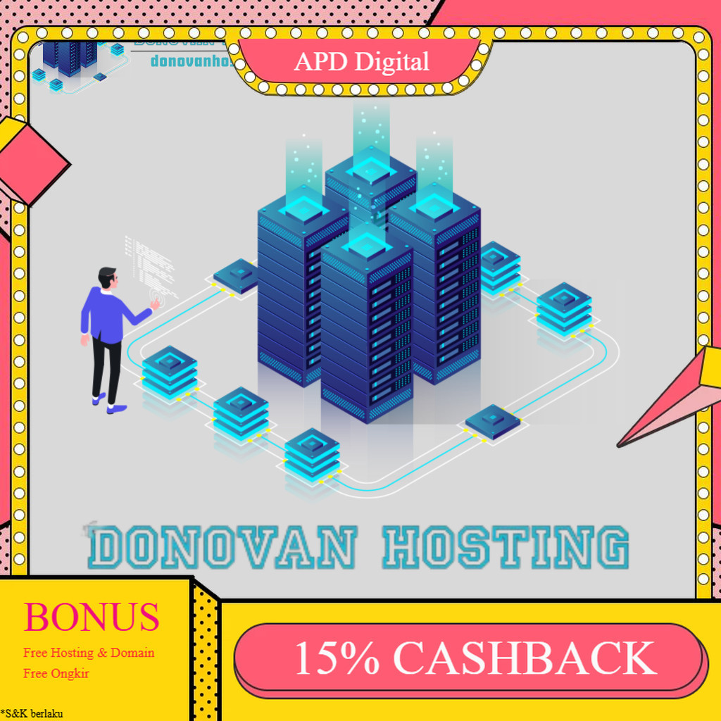 HOSTING + FREE domain / tahun  (.com .my.id .net .org) [BISA PERPANJANG] APD Digital APD