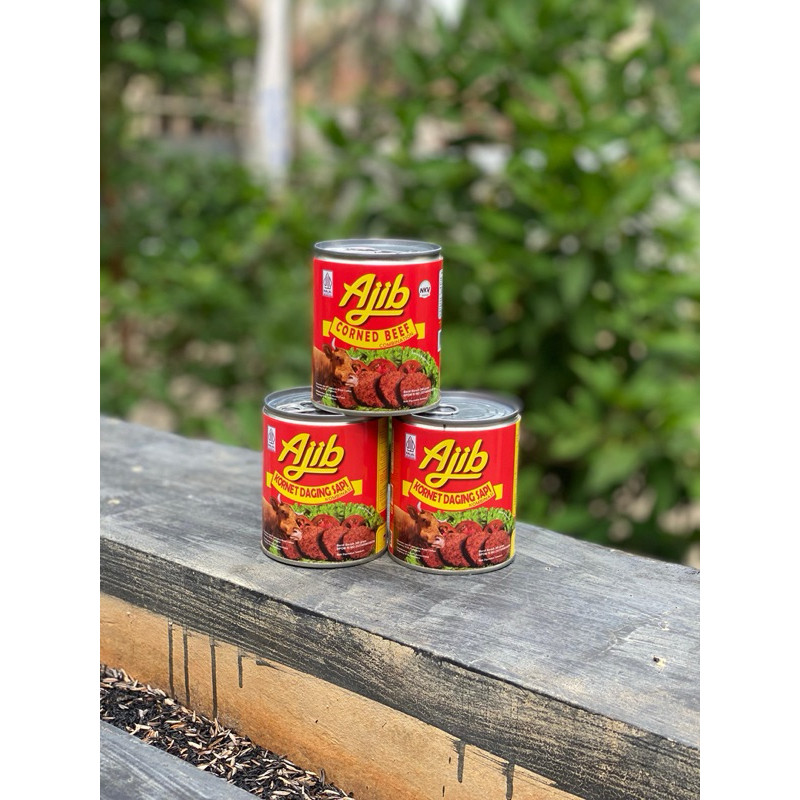 

Kornet Daging Sapi Ajib 340gr (1 Karton)