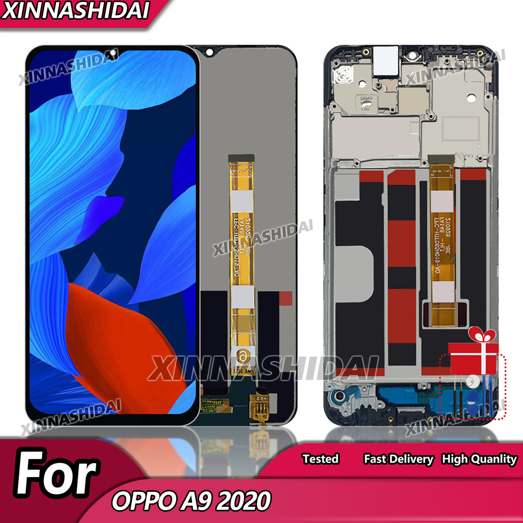 AAA Quality 6.5"For OPPO A9 2020 LCD Display Touch Screen Digitizer Assembly For OPPO A9 2020 CPH193