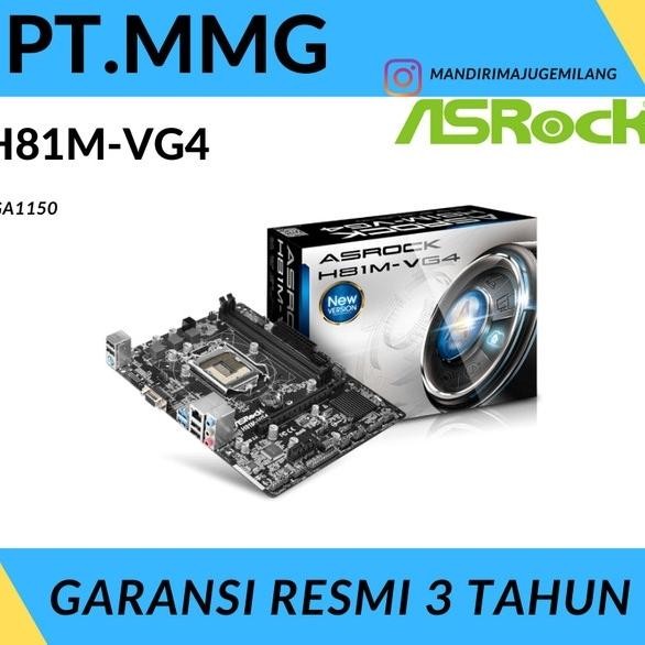 MOTHERBOARD ASROCK H81M VG4 socket 1150 intel H81