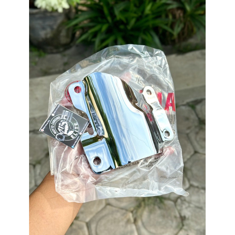 TUTUP DINAMO STATER PELINDUNG DINAMO STATER FIZ R FIZR ORI CROME