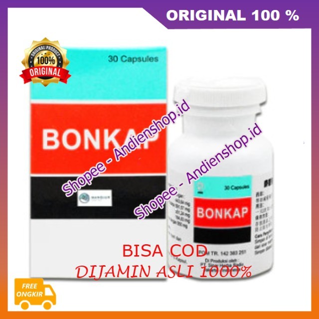 Bonkap Obat Patah Tulang, Sambung Tulang  Bonkap Isi 30 Kapsul The Musk Fracture Bone Joining Pill 1