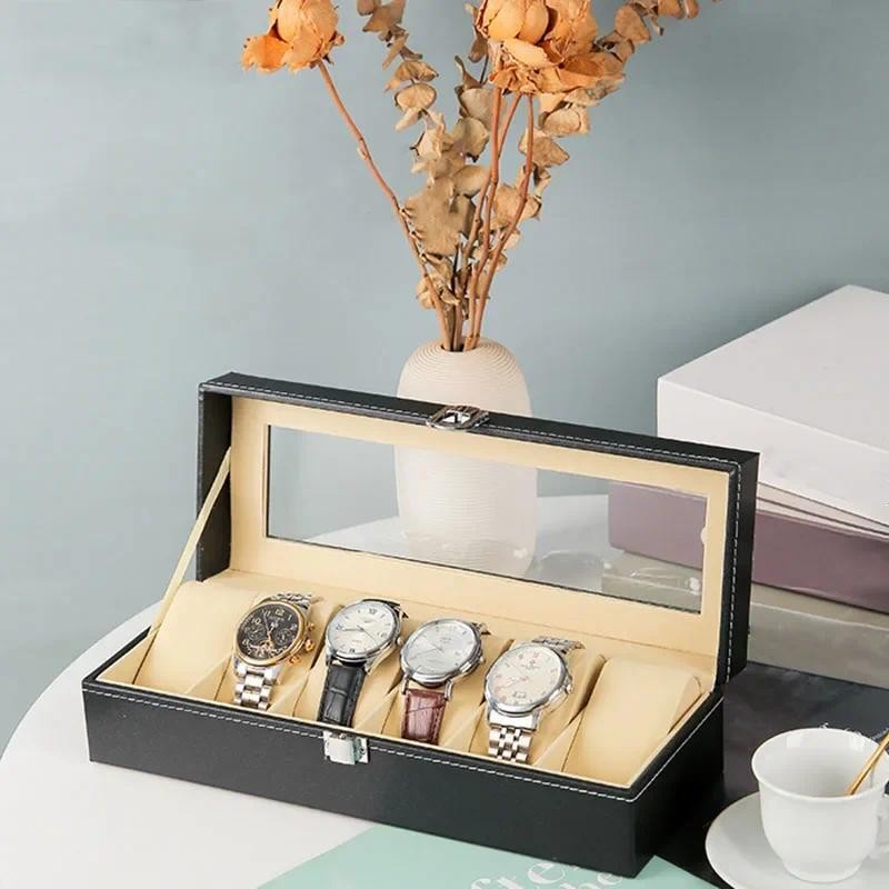 Simple Watch Storage Box, PU Leather Watch Box, Watch Storage Box, Watch Display Box, Watch Storage 