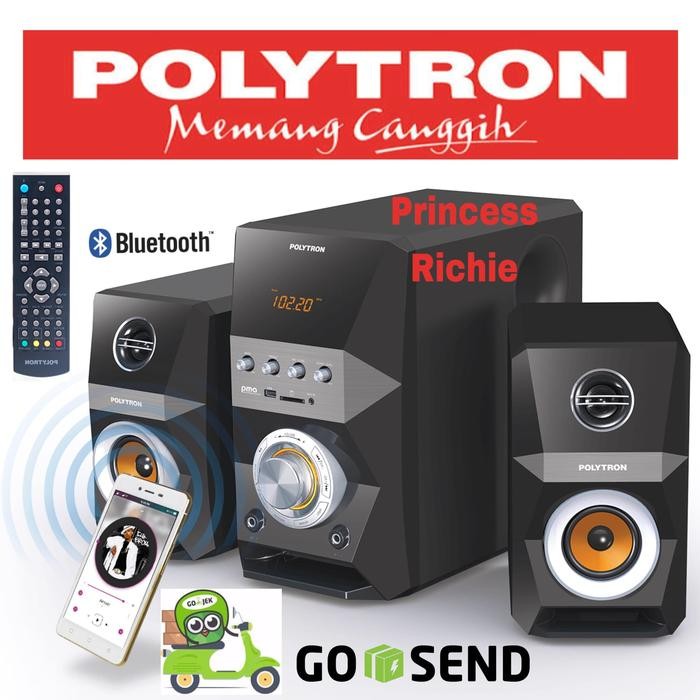 Speaker Polytron PMA 9502 Karaoke bluetooth