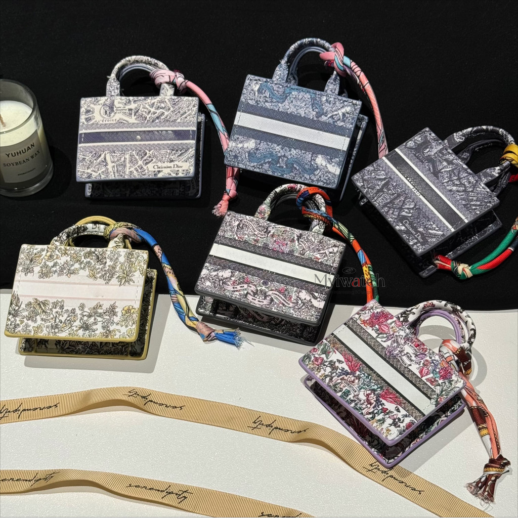 Fashion Mini Tote Earphone Tas Kulit Untuk Apple AirPods 1/2 / 3 / 4 Pro2 Kreatif Mini Desain Lanyar