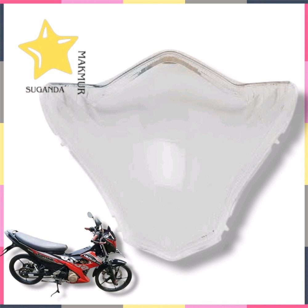 ￼Kaca mika lampu depan satria fu FL facelift slim ori stanley