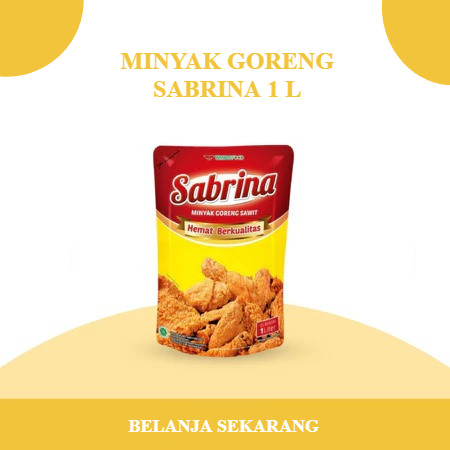 

Minyak Goreng Sabrina Kemasan 1 L