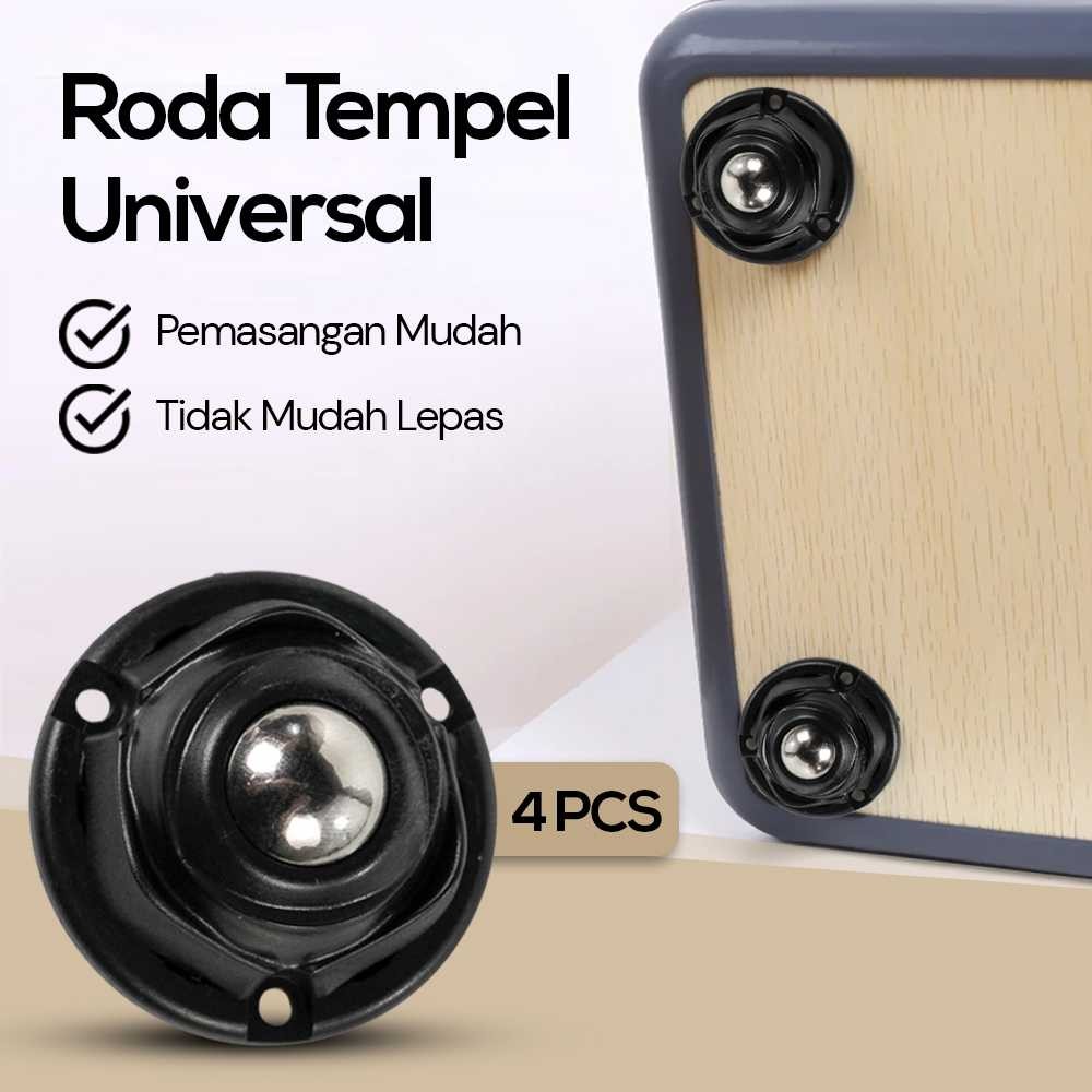 

Digap Roda Tempel Universal Roller Slide Adhesive 4 PCS - A2E4