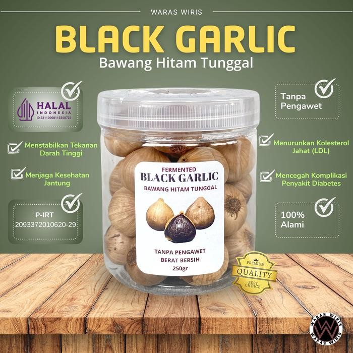 

Bawang Hitam Tunggal Blackgarlic - 100gr