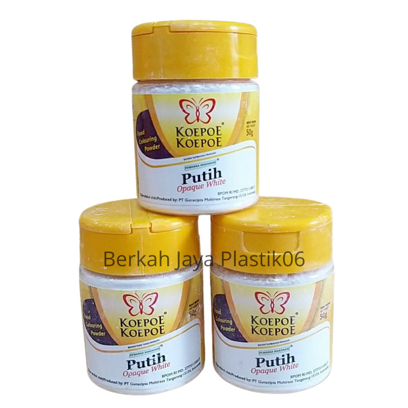 

PEWARNA MAKANAN PUTIH (50gr)