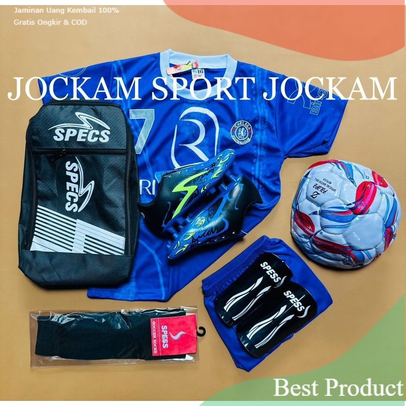 Sepatu bola anak TK SD SMP SMA sepatu bola ukuran 27-37 terbaru spacs grade original terbaru sepatu 