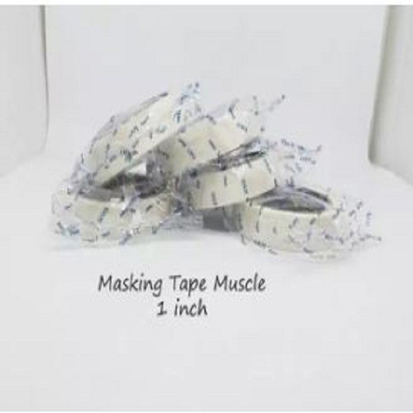 

RGT - 6 ROLL MASKING TAPE 1 INCH 22MM X 15 METER EKONOMIS