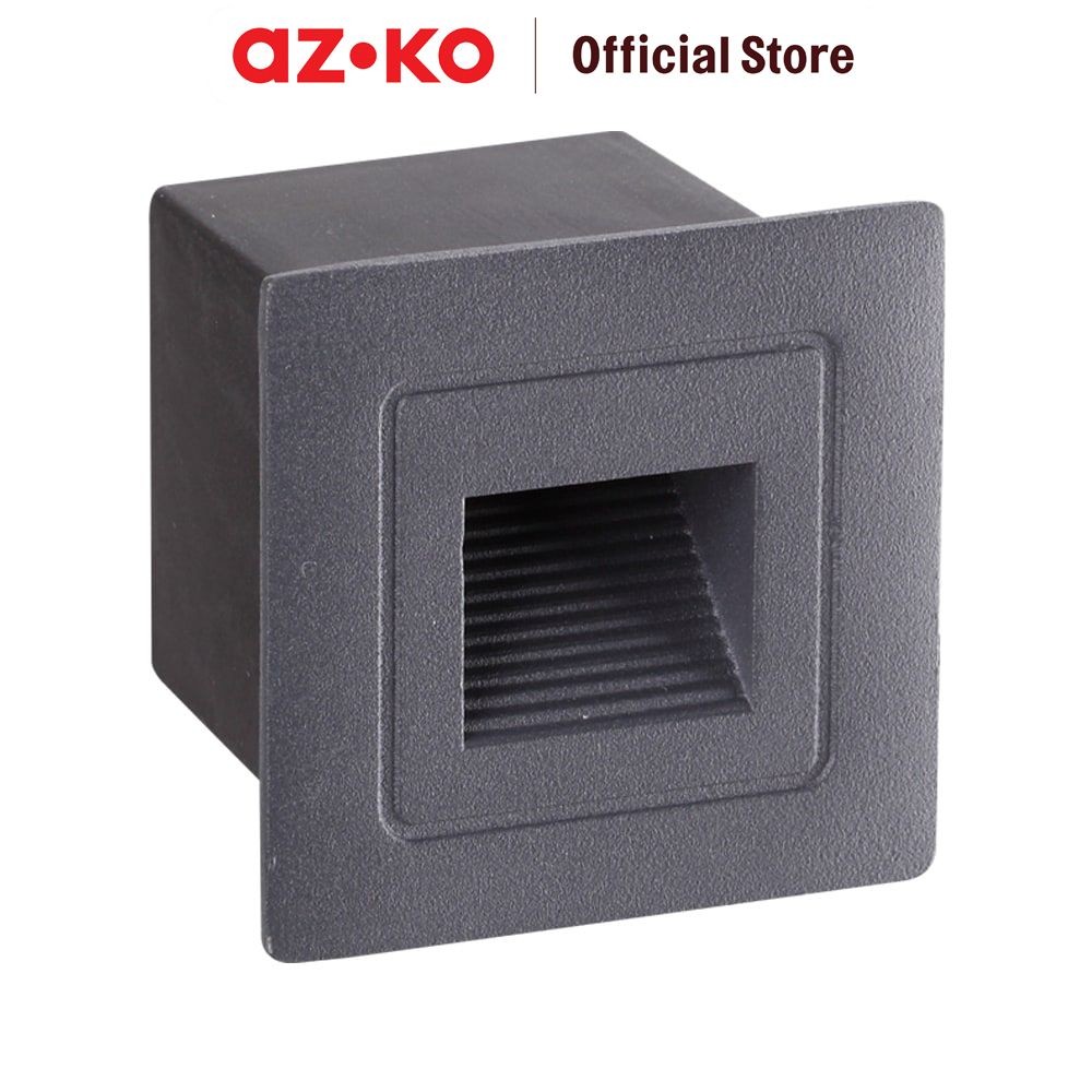 AZKO Krisbow Lampu Tangga Outdoor 5w 3000k Warm White Step Light Lampu Pijakan Tangga Stair Lamp Dec