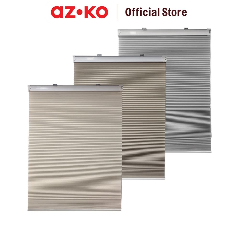 AZKO Forhom Honeycomb Blind Tirai Lipat Jendela Curtain Aesthetic Perlengkapan Rumah