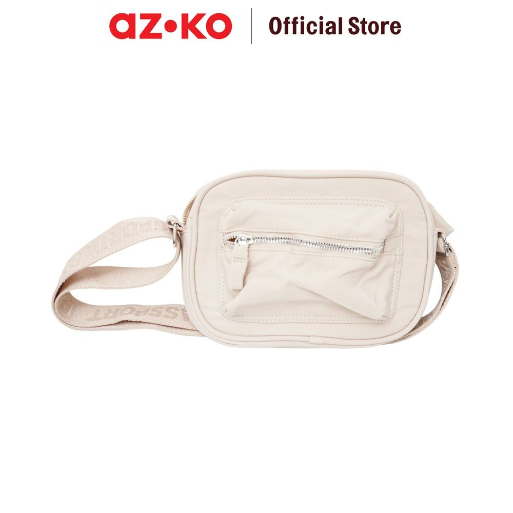 AZKO Passport Peribelle Tas Selempang Jacquard Sling Bag Stylish Tas Crossbody Cewek Woman Mini Bag 