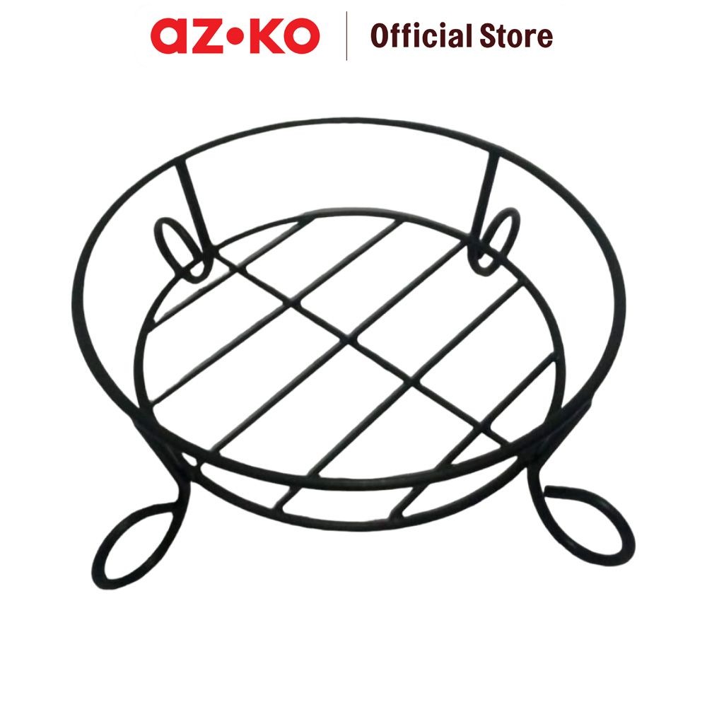 AZKO Arthome Rak Tanaman Wadah Pot Bunga Tempat Tumbuhan Perlengkapan Berkebun Aksesoris Taman