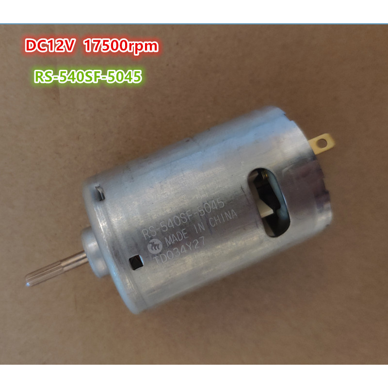 Original Mabuchi 12V 17500rpm 540 DC mtoor RS-540SF-5045 high speed carbon brush motor with cooling 