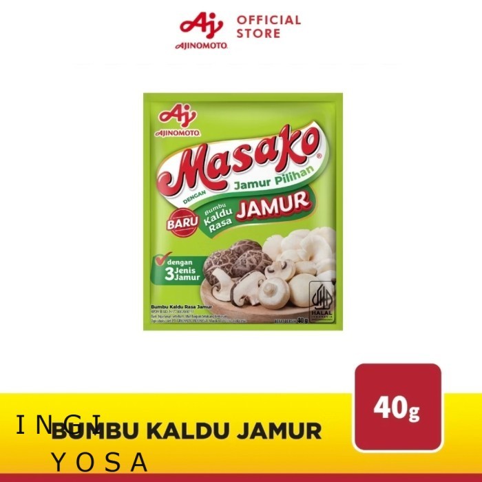 

Masako Bumbu Kaldu Jamur 40 gr / bumbu kaldu masako