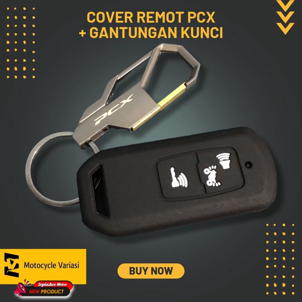 Cover Remot Pcx 160 + Gantungan Kunci Pcx 160 Bahan Stainless Premium