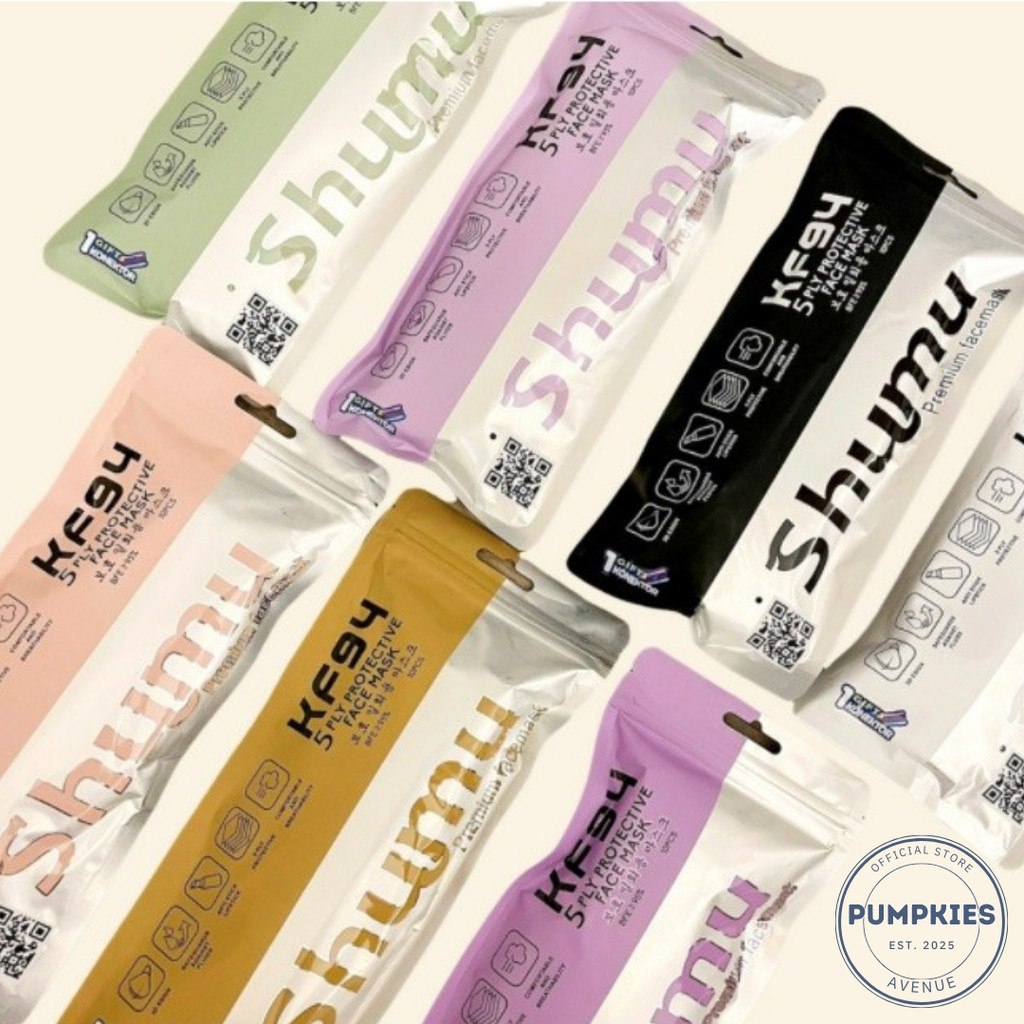 PUMPKIES Original Masker Shumu KF94 5PLY Isi 10 Pcs Izin Kemenkes