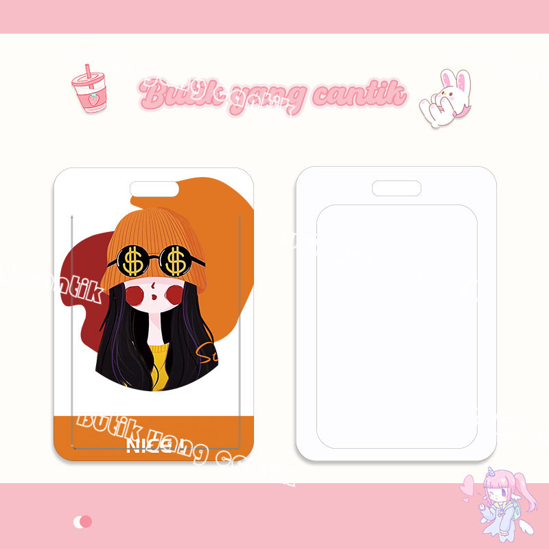 

ID CARD HOLDER,Tempat Kartu Cewek Fashion, Cocok untuk Kantor/Sekolah, Kartu Pelajar/Kartu Transportasi, Kartu Akses, KTP, Flazz, Kartu Kredit Elektronik, Mata Uang Elektronik