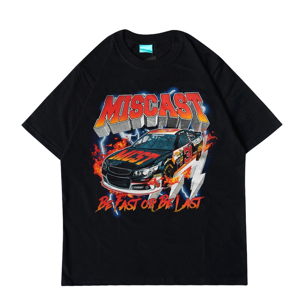 Oversized Kaos - Nascar - Hitam| kaos | pria dan wanita unisex | oversized  | original kaos | hitam 