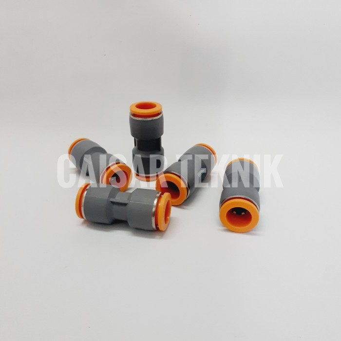 Fiting Sambungan Selang PUC 12mm / MPU Tubing 12×12mm