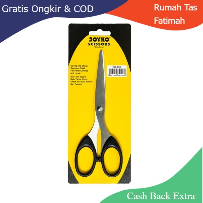 

Promo Gunting Joyko Tanggung / Scissors / Gunting Joyko SC-838 By Rumah Tas Fatimah