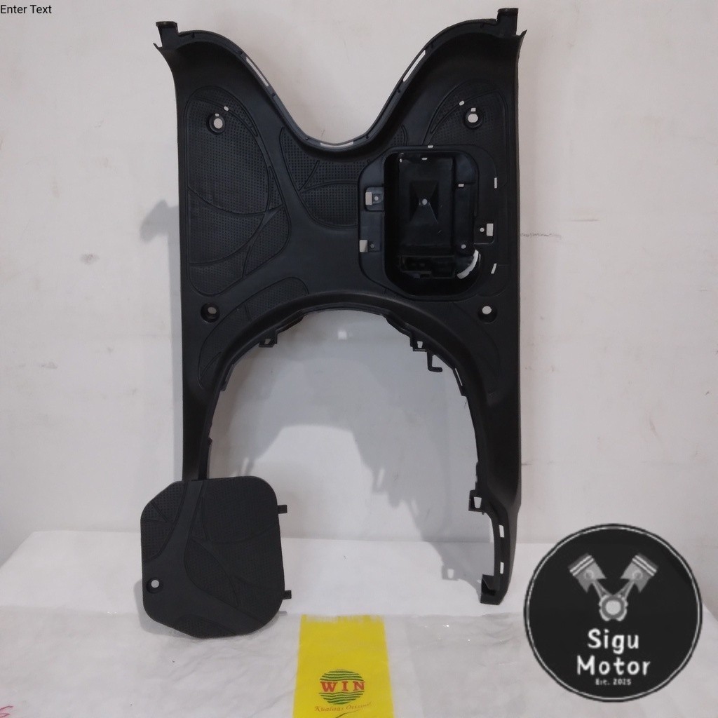 Pijakan Kaki + Tutup Aki Scoopy 110 FI 2013 2014 2015 | footrest atas WIN | bordes pijakan motor inj