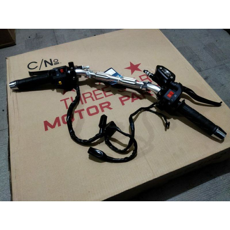 STANG SETIR DAYTONA SET PAKET HEMAT TINGGAL PASANG DI CB GL MP TIGER DSB