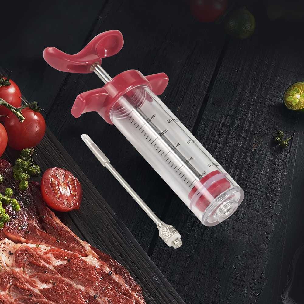

Injektor Bumbu Marinasi Daging BBQ Seasoning Injector - HC117