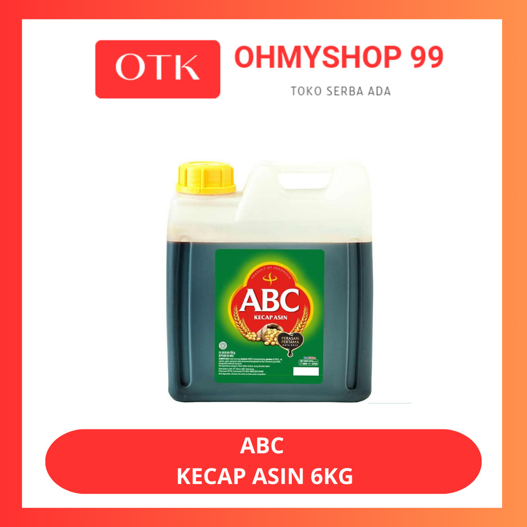 

ABC Kecap Asin 6kg Jerycan