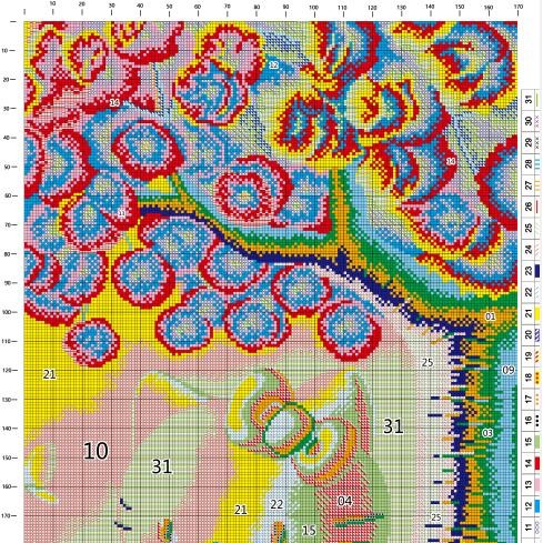 

9ct 60x90cm Cat Embroidery DIY Chinese Style Printed Kits Cross Stitch Needlework Set Home Decor Crafts