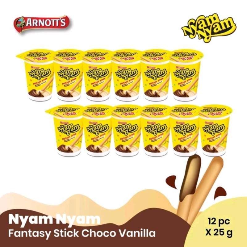 

Nyam Nyam Fantasy Stick Choco Vanilla (12 pcs)