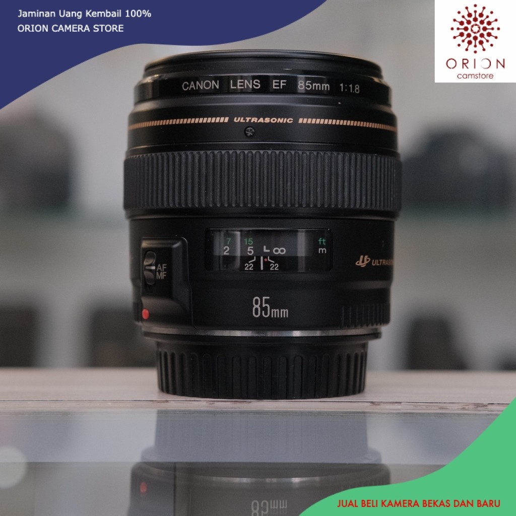 lensa Fix canon 85mm f1.8 canon 85mm F1.8 USM