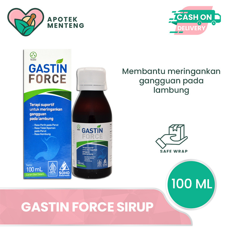 Gastin Force Sirup 100 mL - Obat Herbal Untuk Lambung