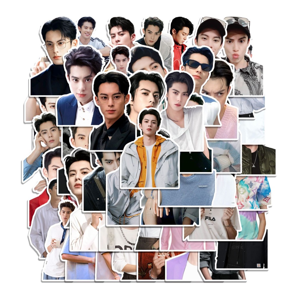 

COD 50 Pcs Stiker DYLAN WANG Lucu Anti Air Untuk Dekorasi Notebook Sepeda Skateboard Handphone