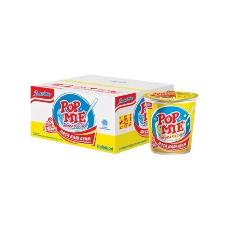 

Pop Mie Kuah Rasa Kari Ayam 1 Karton (24 Cups)