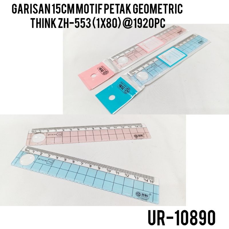 

Penggaris Fancy 15cm Pink Biru