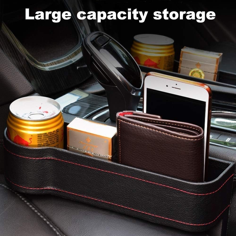 

- LEEPEE Rak Organizer Mobil Seat Holder Gap Pocket Storage PU Leather - LE105 -