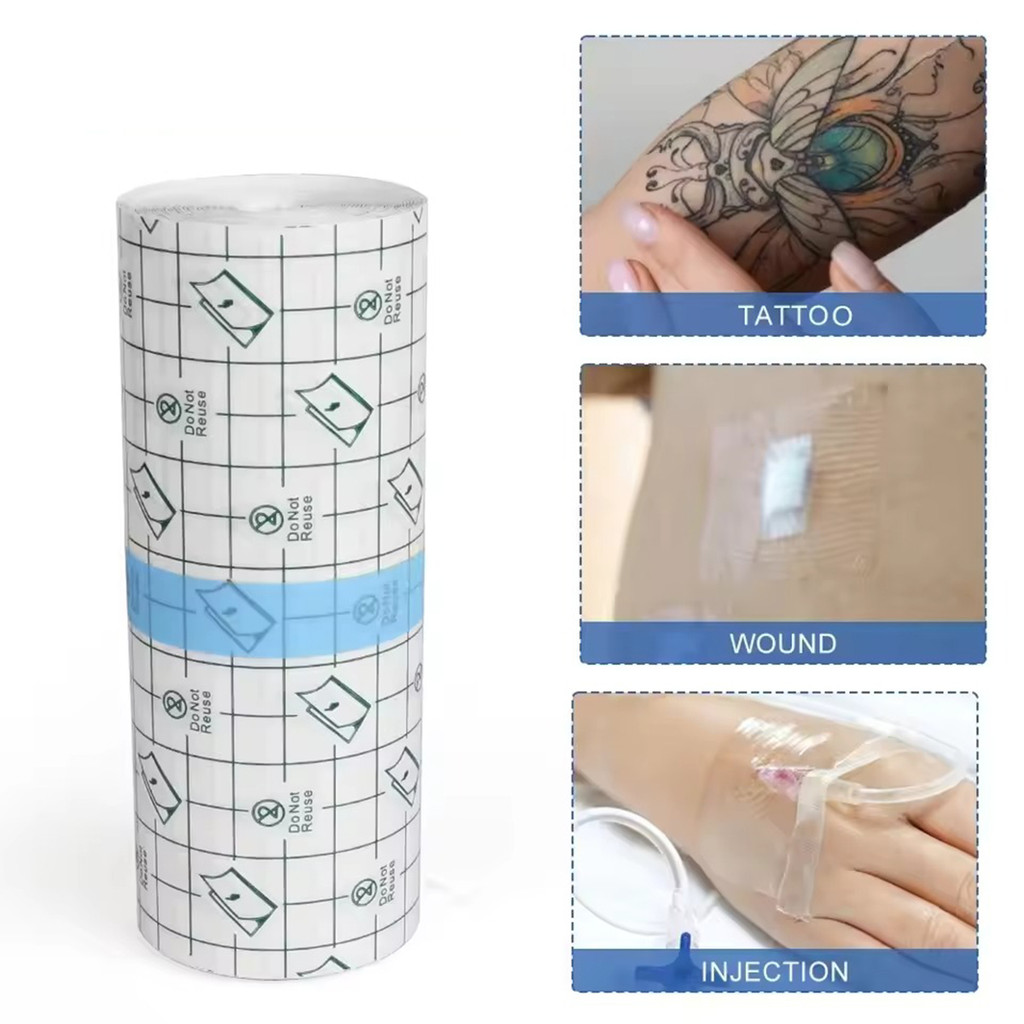 Plester luka anti air pasca operasi Anti alergi Plester Luka Anti Air 1 Roll Film TPU plester anti a