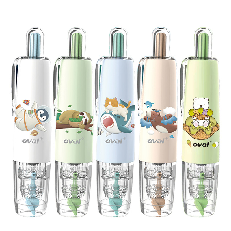 

Oval Kawaii Correction Tape Big High Capacity Pen Style 360 Rotate Corrector School Supplies Replaceable Core Student Stationery