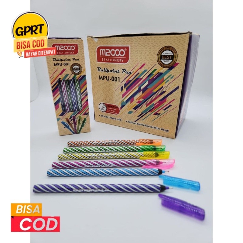 

️GPRT️ Pulpen M2000 0.7mm BallPoint Pena