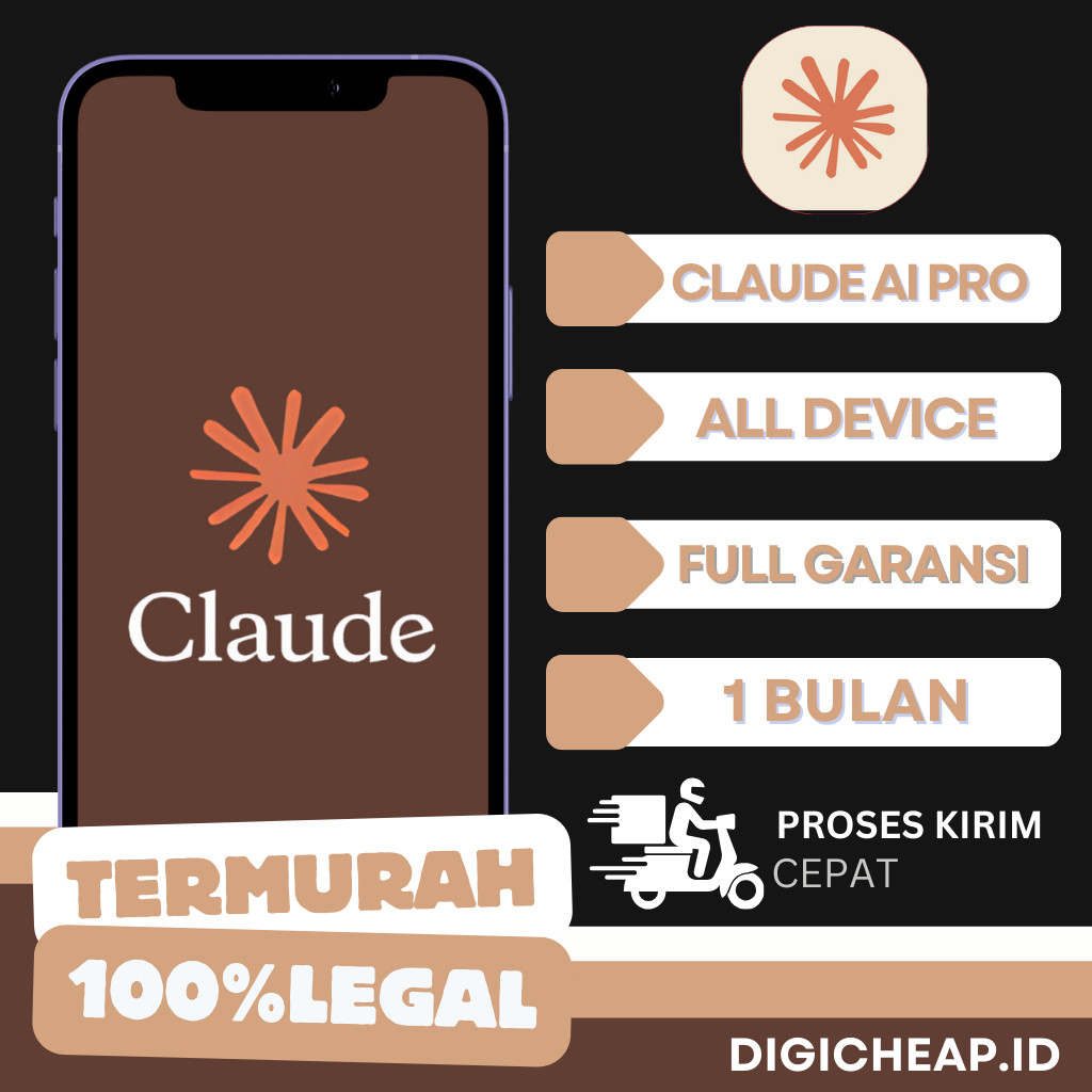 CLAUDE AI PREMIUM LEBIH CANGGIH DARI CHATGPT FULL GARANSI TERMURAH